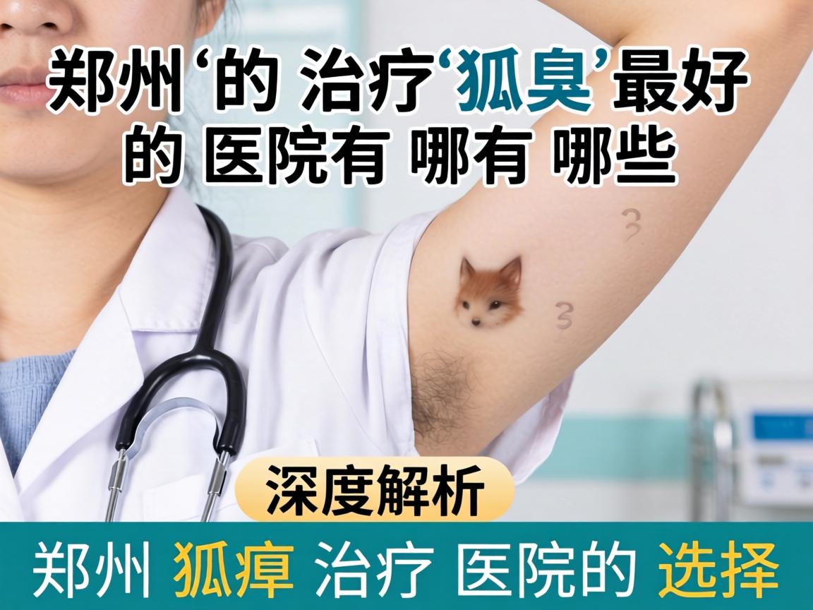 郑州治疗狐臭最好的医院有哪些？深度解析郑州狐臭治疗医院的选择