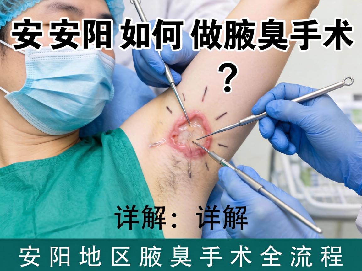 安阳如何做腋臭手术？详解安阳地区腋臭手术全流程