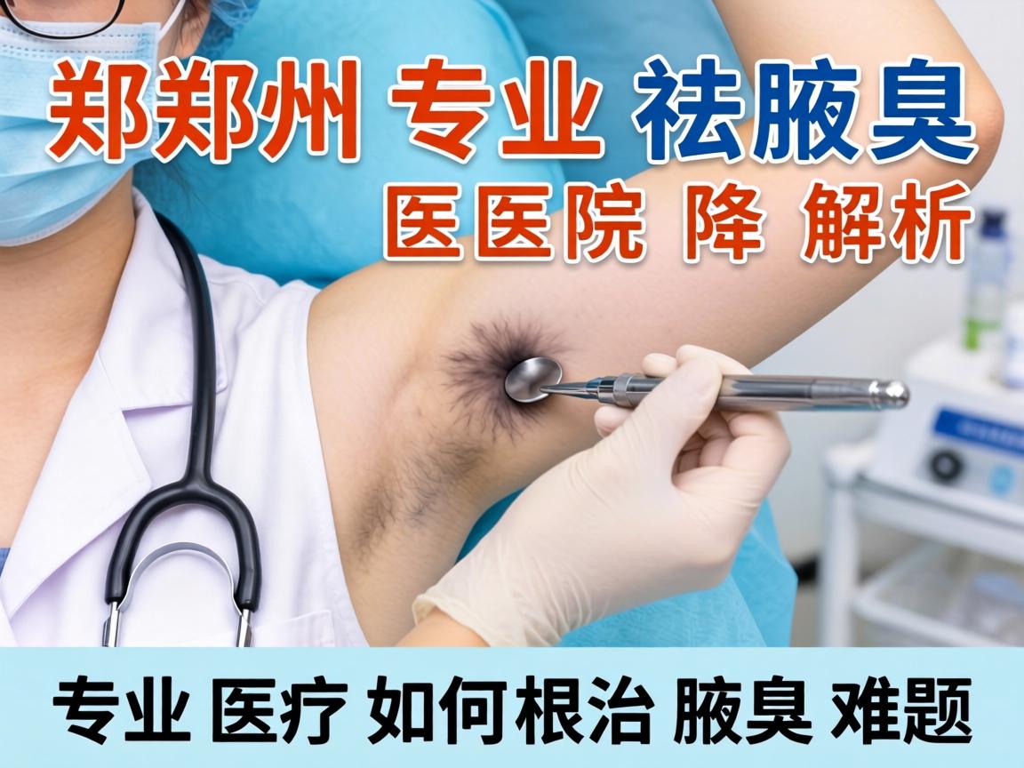 郑州专业祛腋臭医院解析，专业医院如何根治腋臭难题