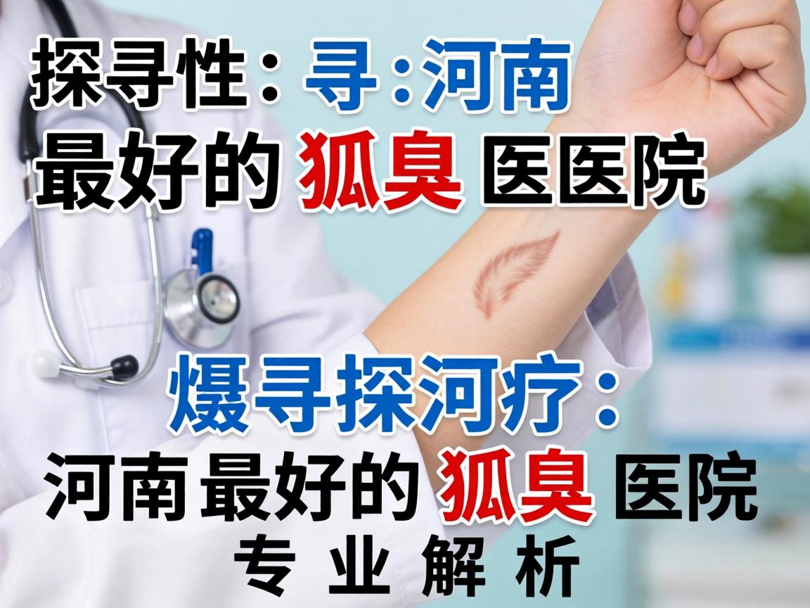 探寻河南最好的狐臭医院，河南最好的狐臭医院专业解析