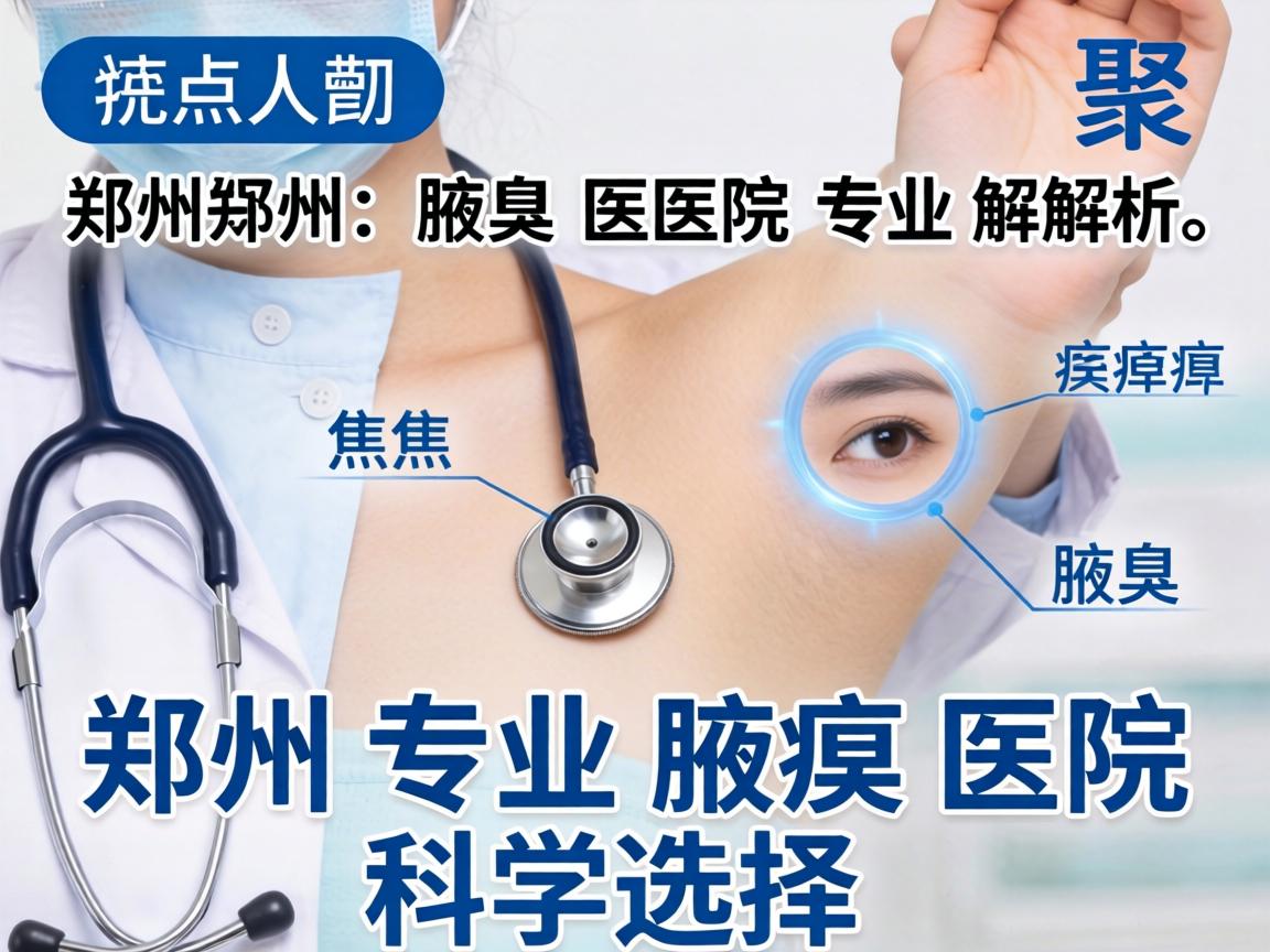 郑州腋臭医院专业解析，聚焦郑州专业腋臭医院的科学选择
