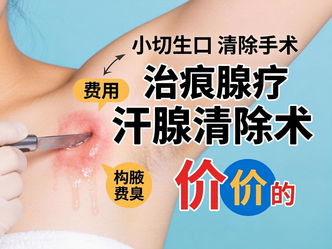 小切口汗腺清除术治疗腋臭费用，详解小切口汗腺清除术的价格构成