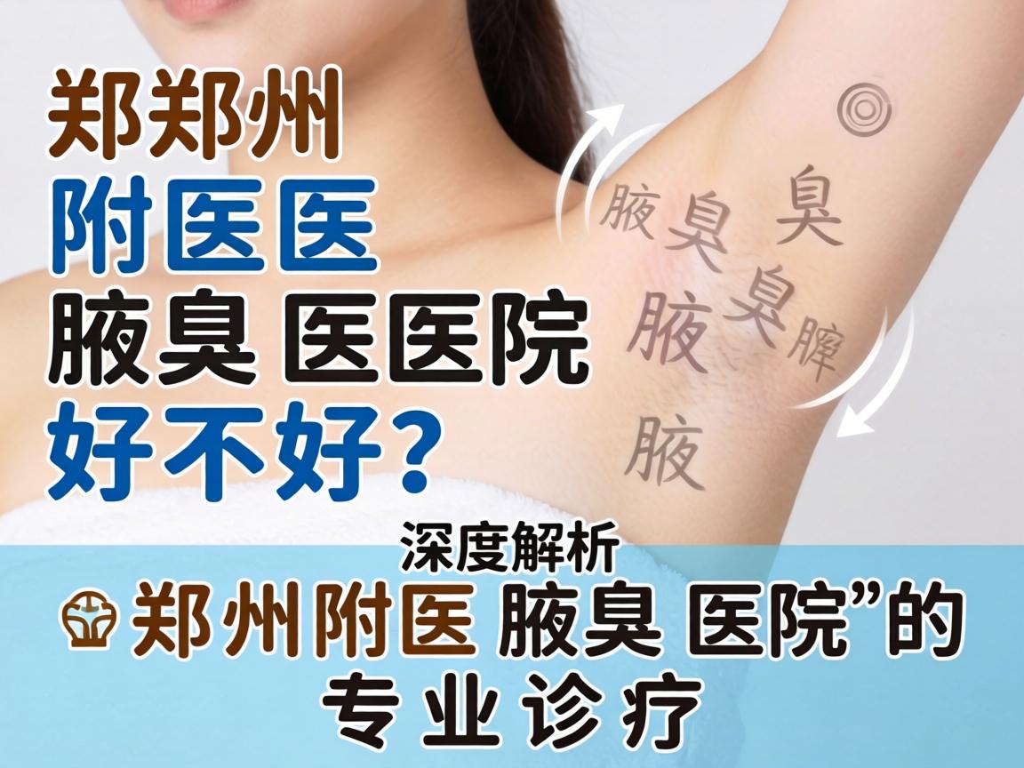 郑州附医腋臭医院好不好？深度解析郑州附医腋臭医院的专业诊疗