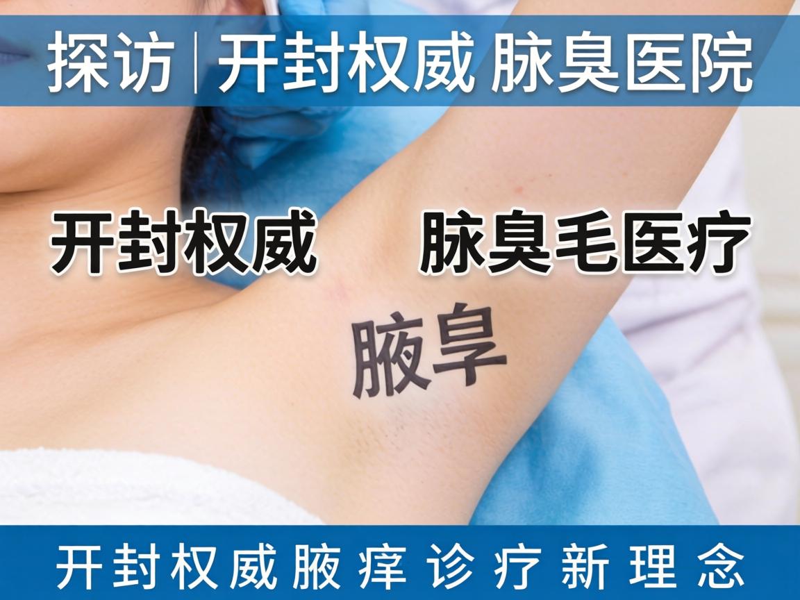 探访开封最权威腋臭医院，解析开封权威腋臭诊疗新理念