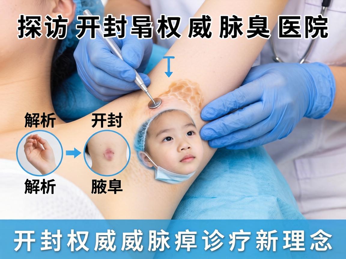 探访开封最权威腋臭医院，解析开封权威腋臭诊疗新理念