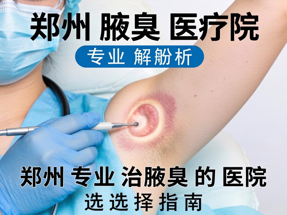 郑州腋臭医院专业解析，郑州专业治腋臭的医院选择指南