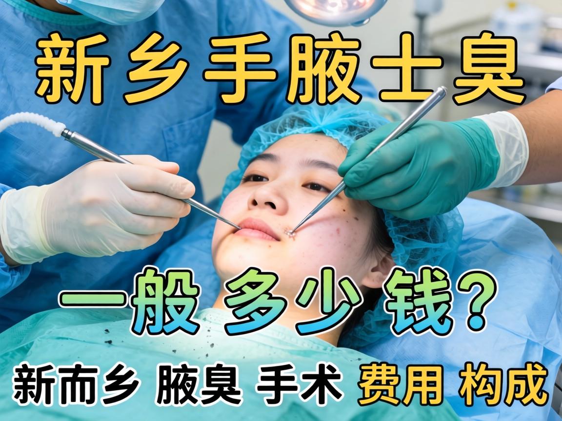 新乡腋臭手术一般多少钱？详解新乡腋臭手术费用构成