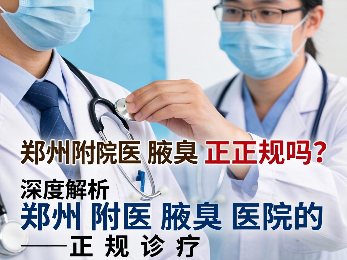 郑州附医腋臭医院正规吗？深度解析郑州附医腋臭医院的正规诊疗