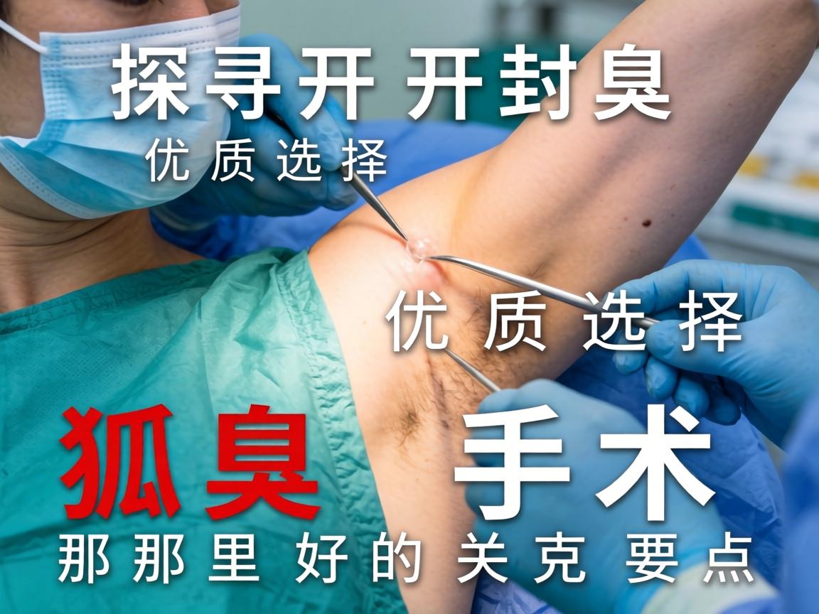 探寻开封狐臭手术优质选择，详解狐臭手术那里好的关键要素