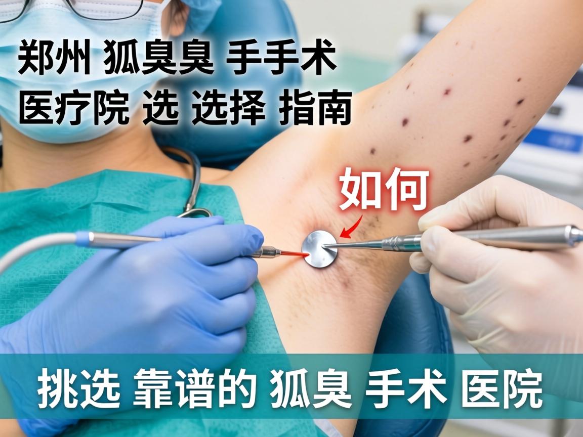 郑州狐臭手术医院选择指南，如何挑选靠谱的狐臭手术医院