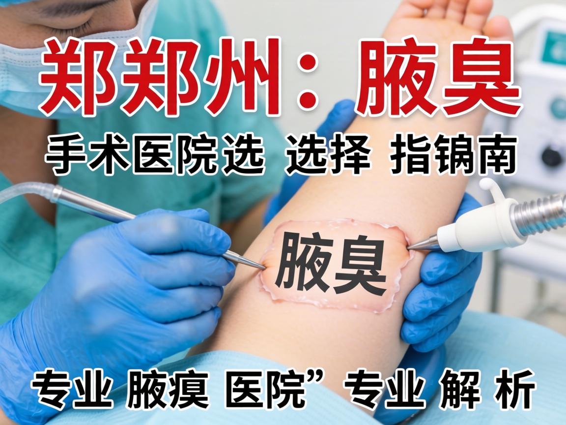 郑州腋臭手术医院选择指南，专业腋臭医院的专业解析