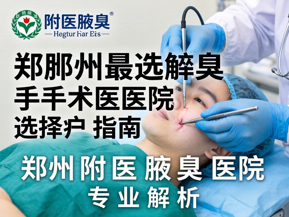 郑州腋臭手术医院选择指南，郑州附医腋臭医院专业解析