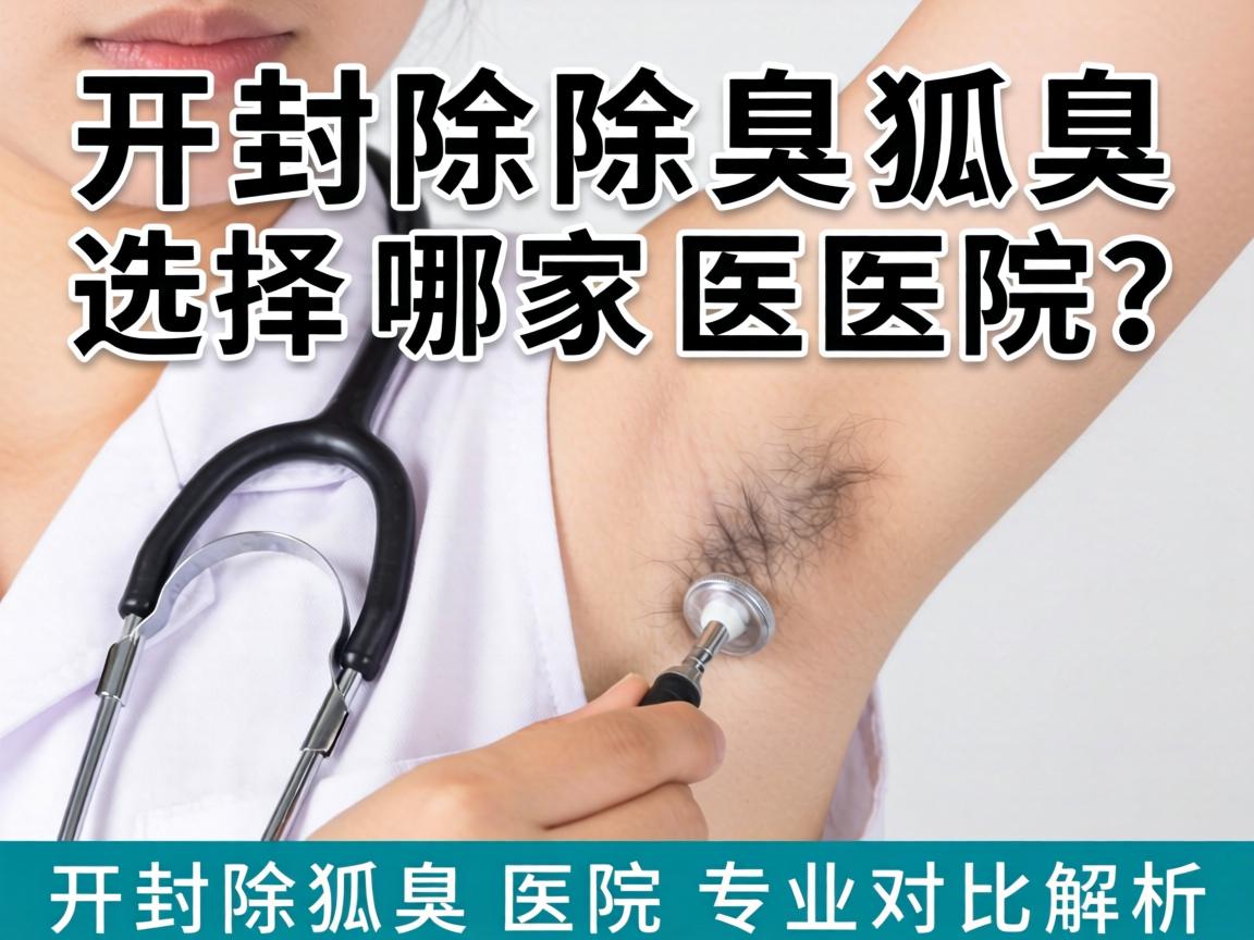 开封除狐臭选择哪家医院？开封除狐臭医院专业对比解析