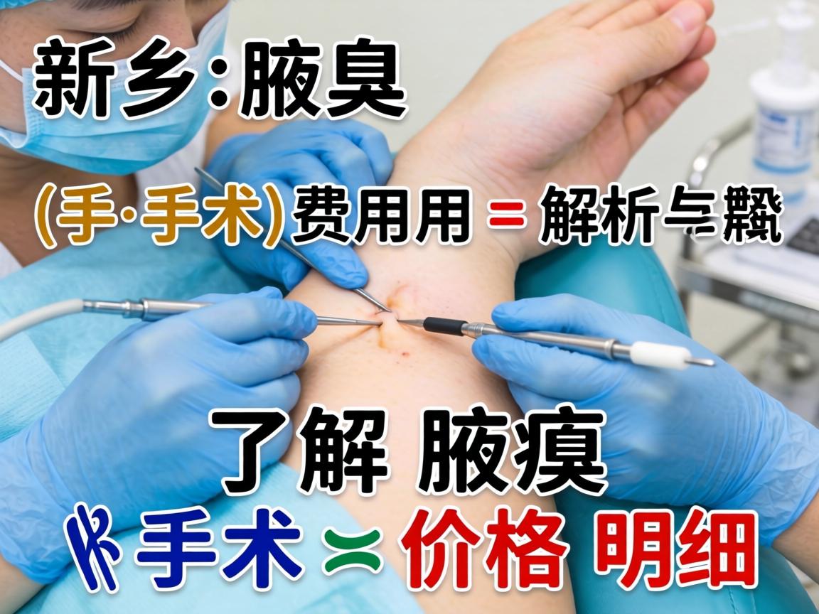新乡腋臭手术费用解析，了解腋臭手术价格明细