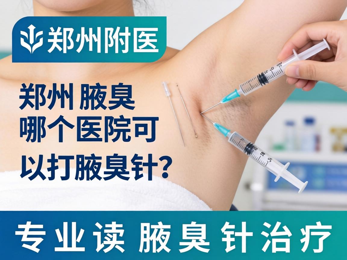 郑州附医腋臭医院解析，郑州哪个医院可以打腋臭针？专业解读腋臭针治疗