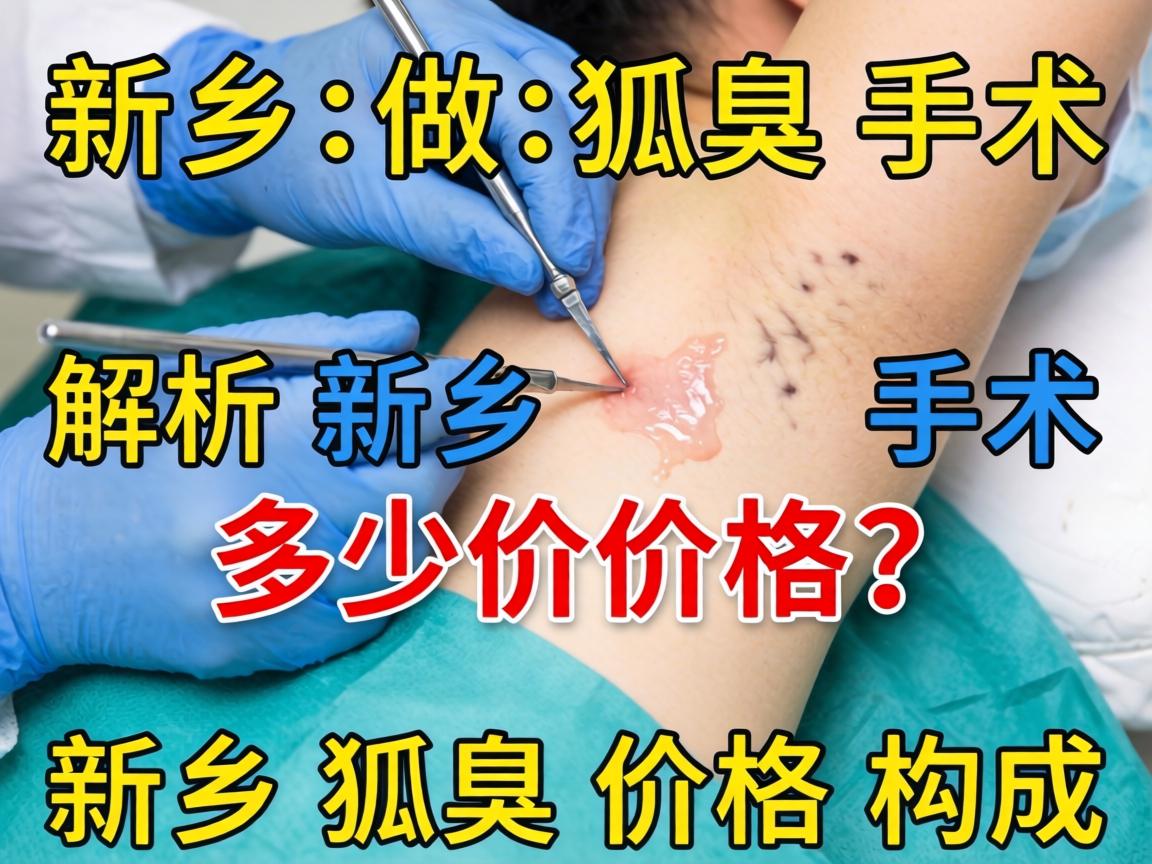 新乡做狐臭手术多少价格？解析新乡狐臭价格构成