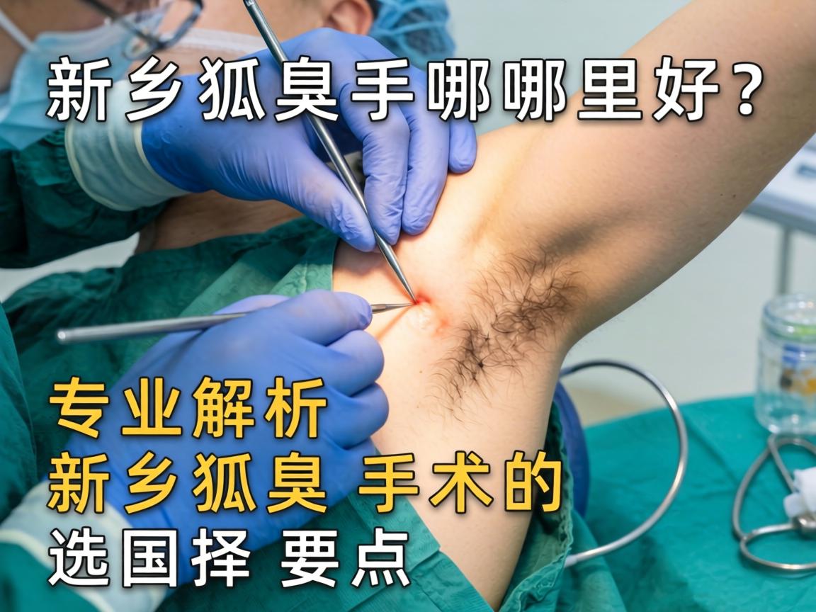 新乡狐臭手术哪里好？专业解析新乡狐臭手术的选择要点