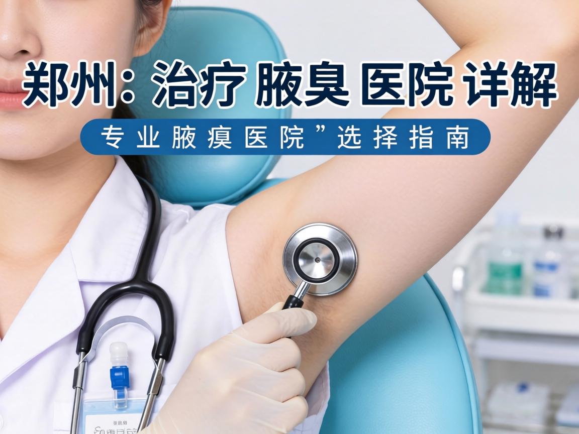 郑州治疗腋臭医院详解，专业腋臭医院的选择指南