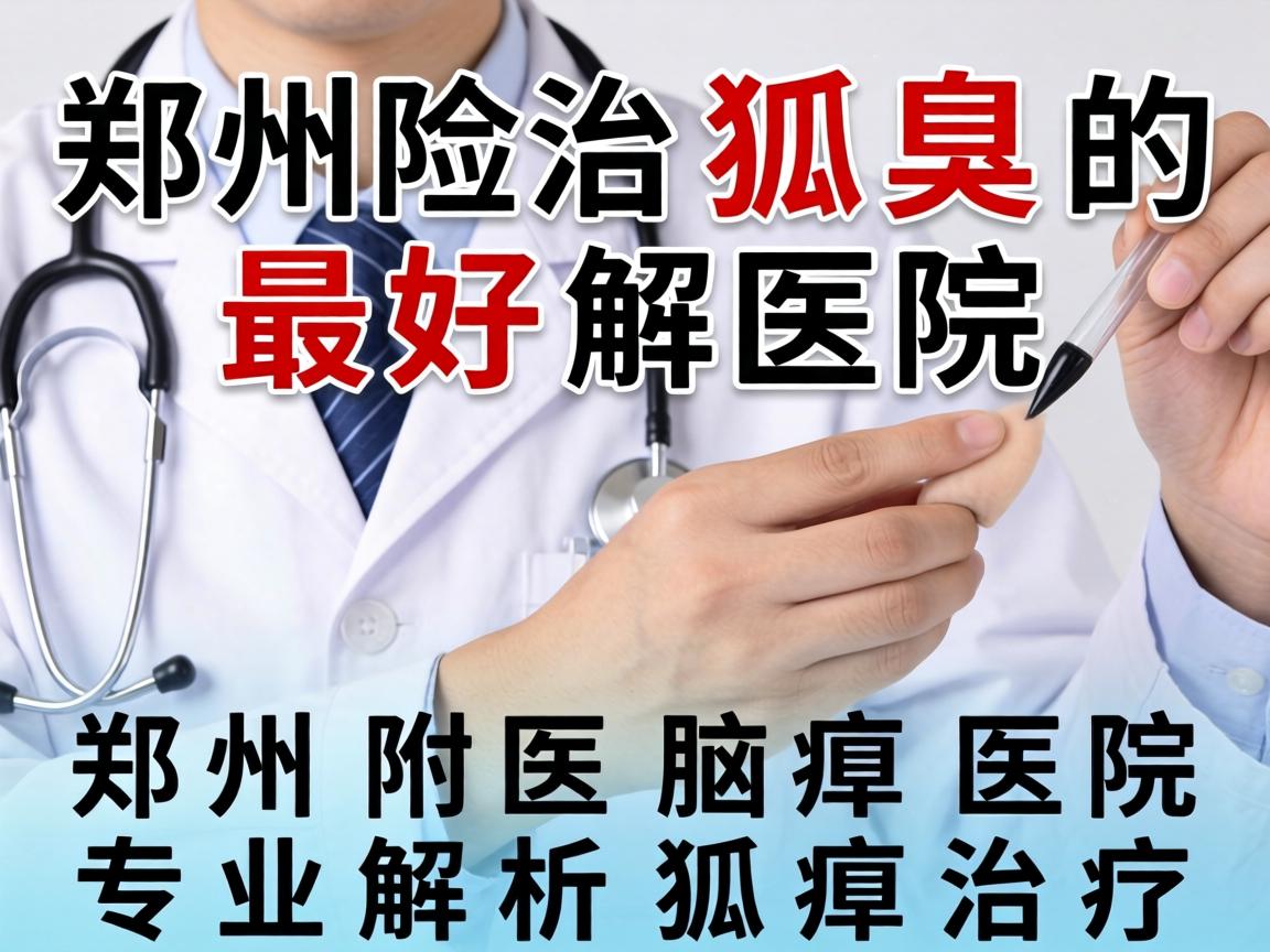 郑州治狐臭的最好医院，郑州附医腋臭医院专业解析狐臭治疗