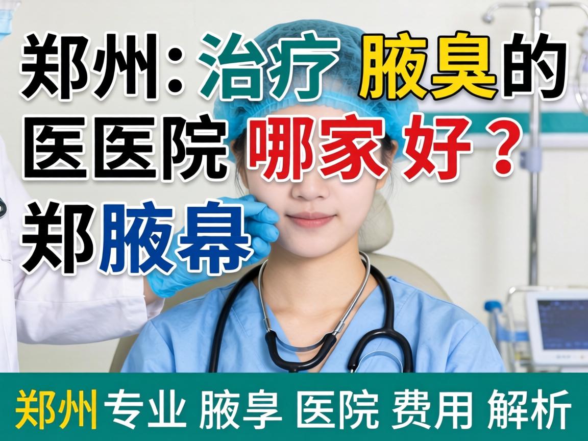 郑州治疗腋臭的医院哪家好？郑州专业腋臭医院费用解析