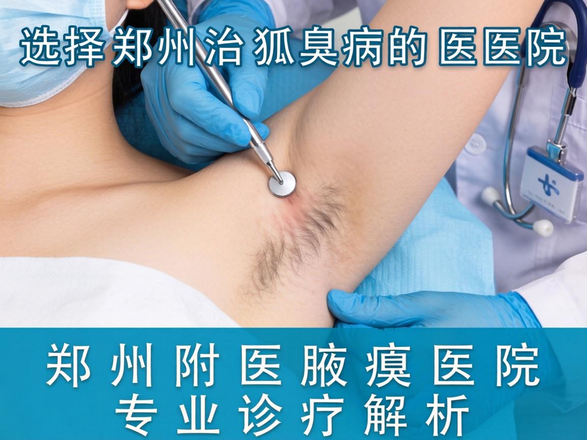 选择郑州治狐臭病的医院，郑州附医腋臭医院的专业诊疗解析