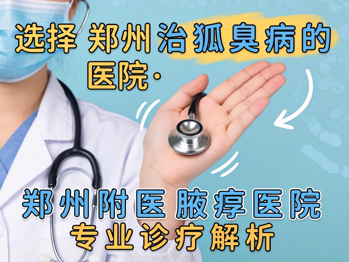 选择郑州治狐臭病的医院，郑州附医腋臭医院的专业诊疗解析