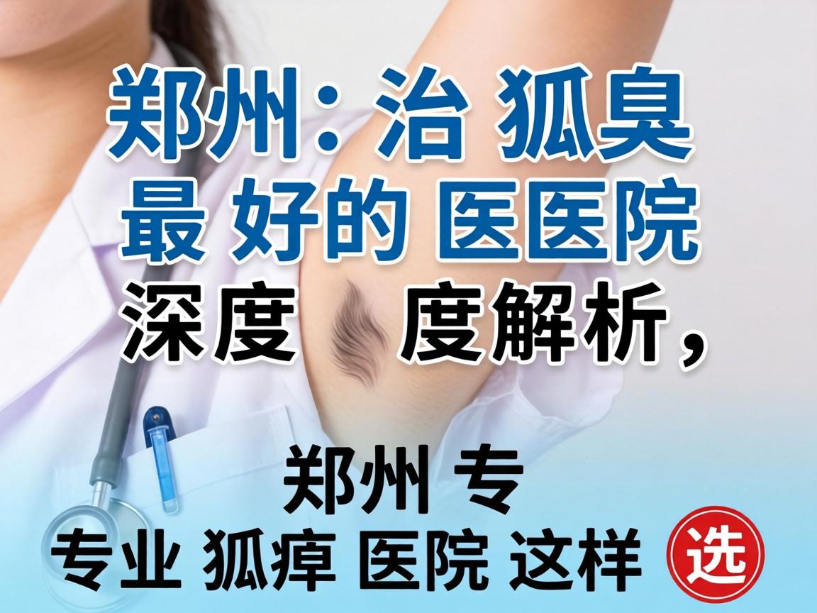 郑州治狐臭最好的医院深度解析，郑州专业狐臭医院这样选