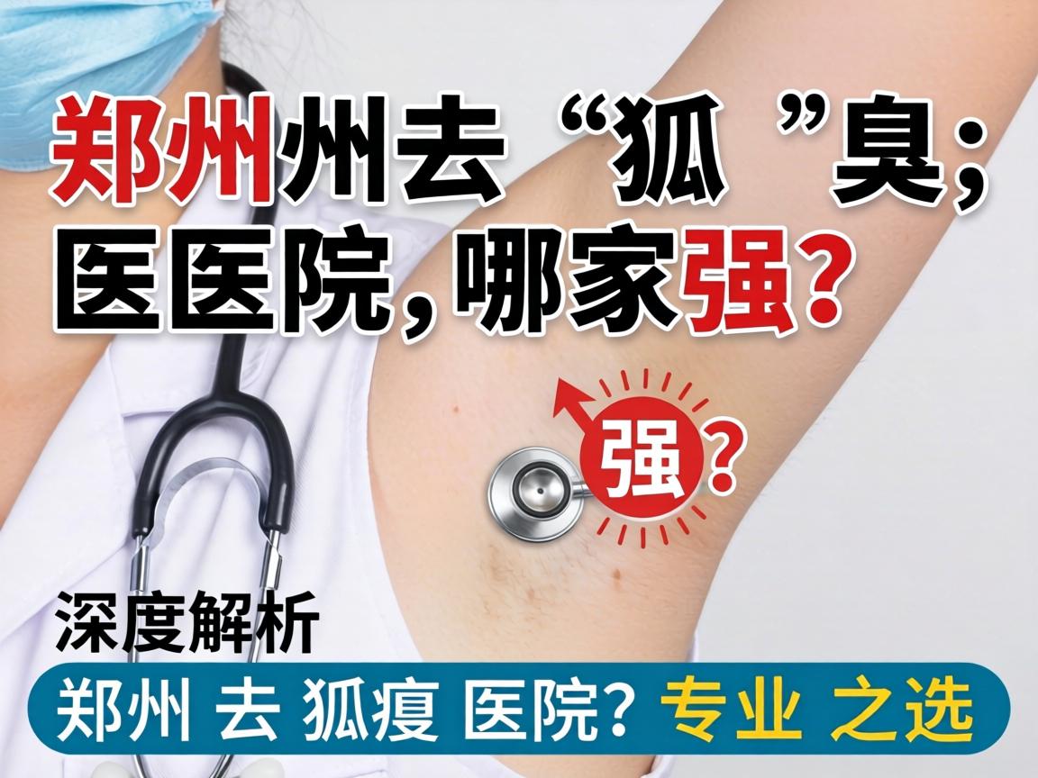 郑州去狐臭医院哪家强？深度解析郑州去狐臭医院专业之选