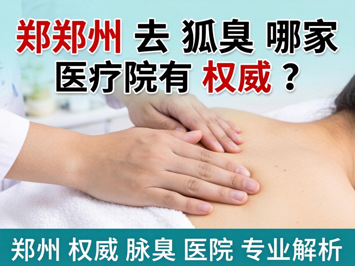郑州去狐臭哪家医院有权威？郑州权威腋臭医院专业解析