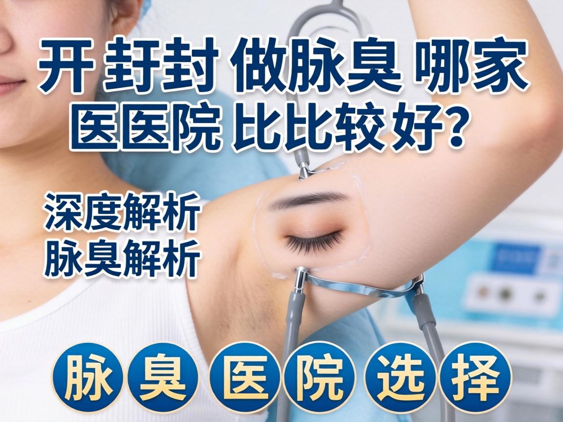 开封做腋臭哪家医院比较好？深度解析腋臭医院选择
