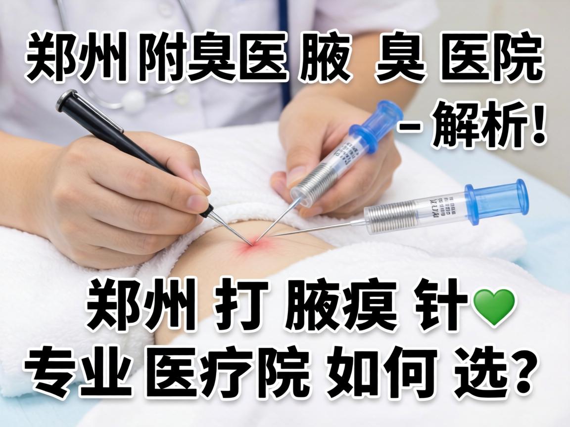 郑州附医腋臭医院解析，郑州打腋臭针，专业医院如何选？