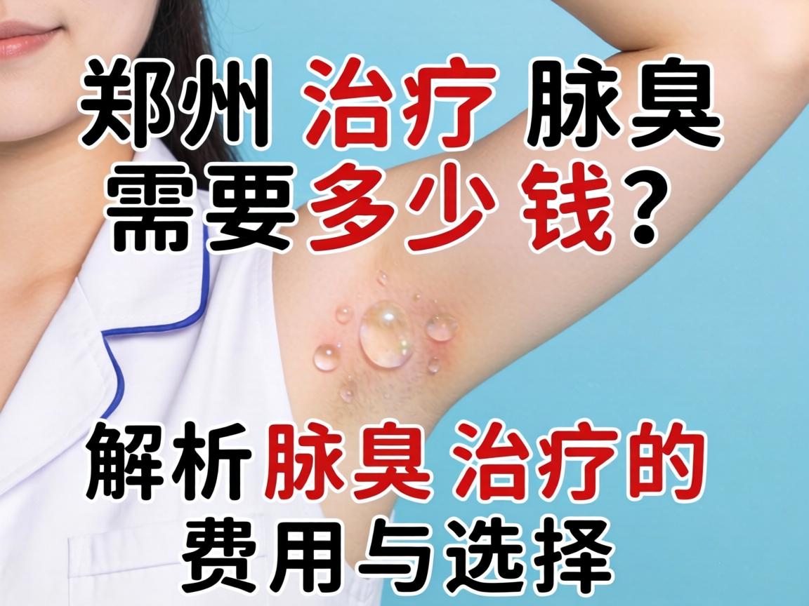 郑州治疗腋臭需要多少钱？解析腋臭治疗的费用与选择