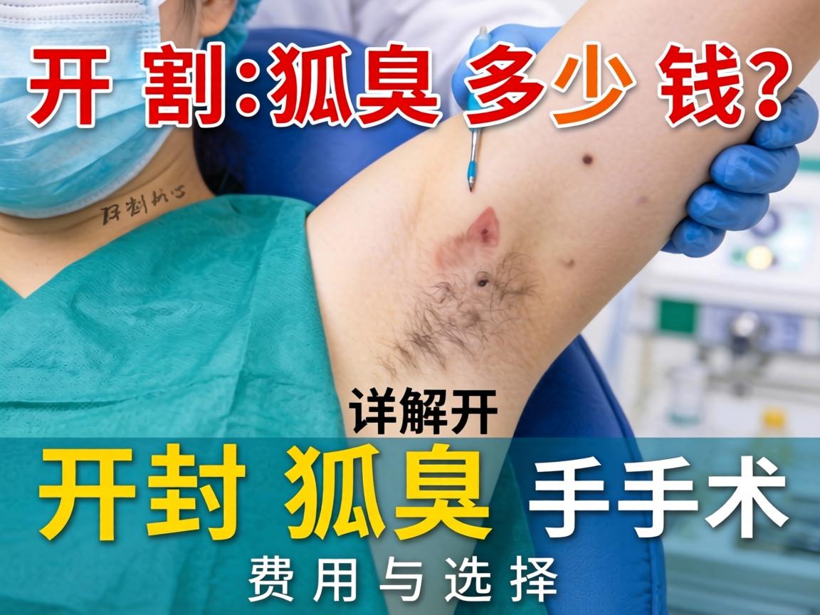 在开封割狐臭多少钱？详解开封狐臭手术费用与选择