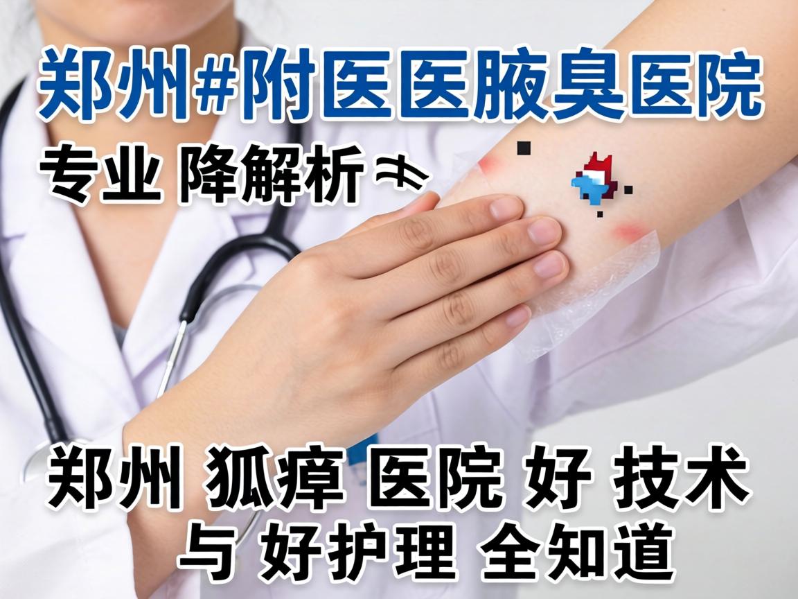 郑州附医腋臭医院专业解析，郑州狐臭医院好技术与好护理全知道