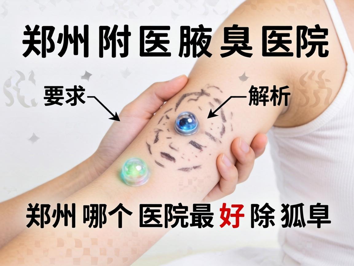 郑州附医腋臭医院解析，郑州哪个医院最好除狐臭