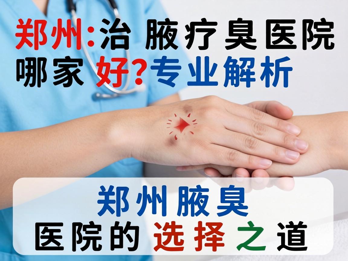郑州治腋臭医院哪家好？专业解析郑州腋臭医院的选择之道