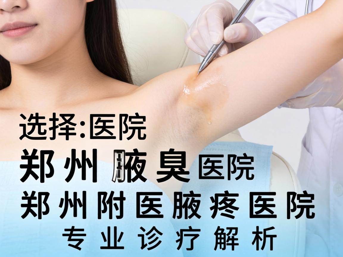 选择郑州腋臭医院，郑州附医腋臭医院的专业诊疗解析