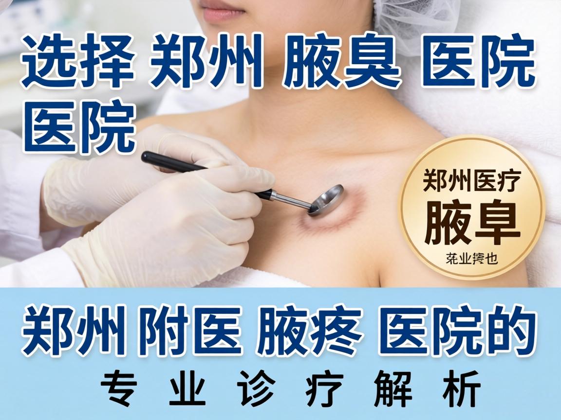 选择郑州腋臭医院，郑州附医腋臭医院的专业诊疗解析