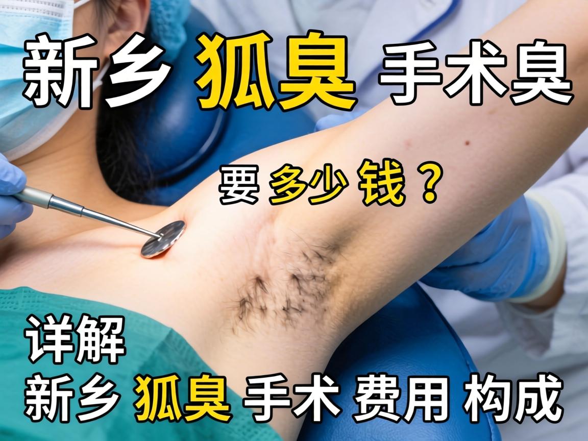 新乡狐臭手术要多少钱？详解新乡狐臭手术费用构成