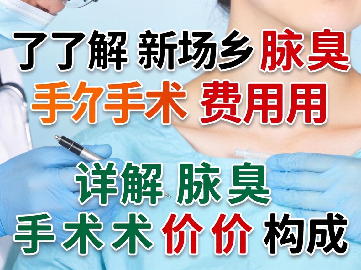 了解新乡腋臭手术费用，详解腋臭手术价格构成