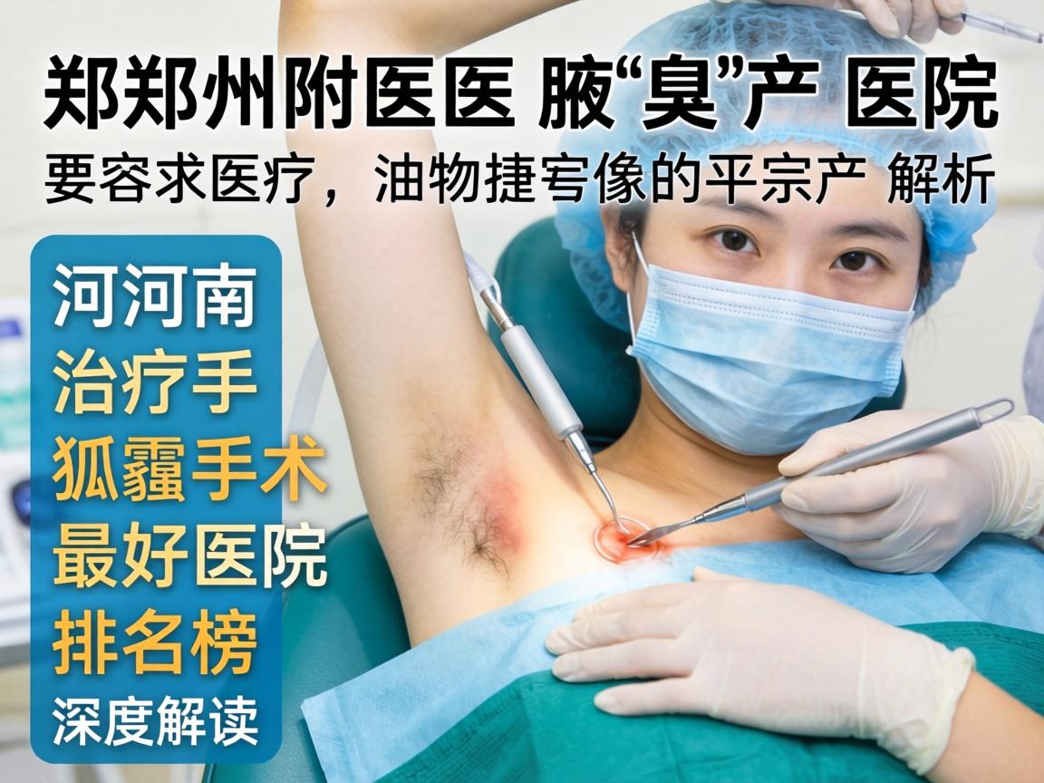 郑州附医腋臭医院解析，河南治疗狐臭手术最好医院排名榜深度解读