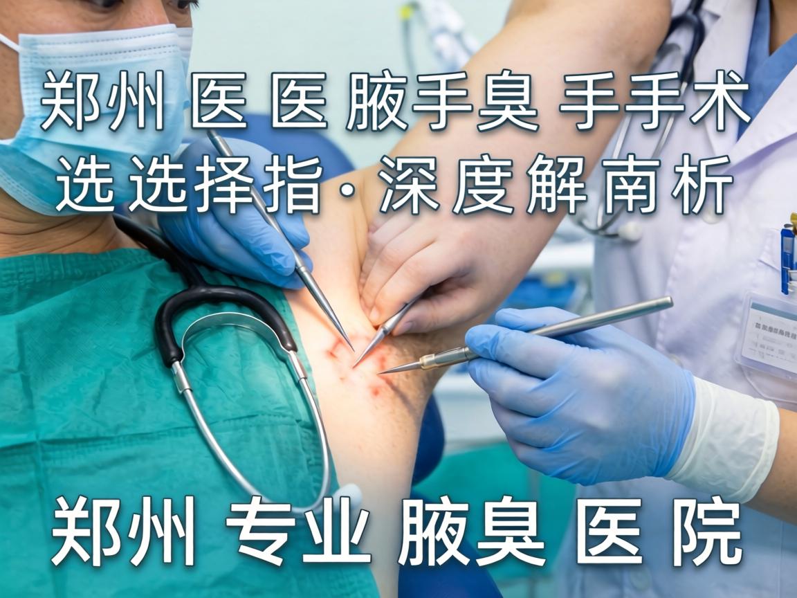 郑州腋臭手术医院选择指南，深度解析郑州专业腋臭医院