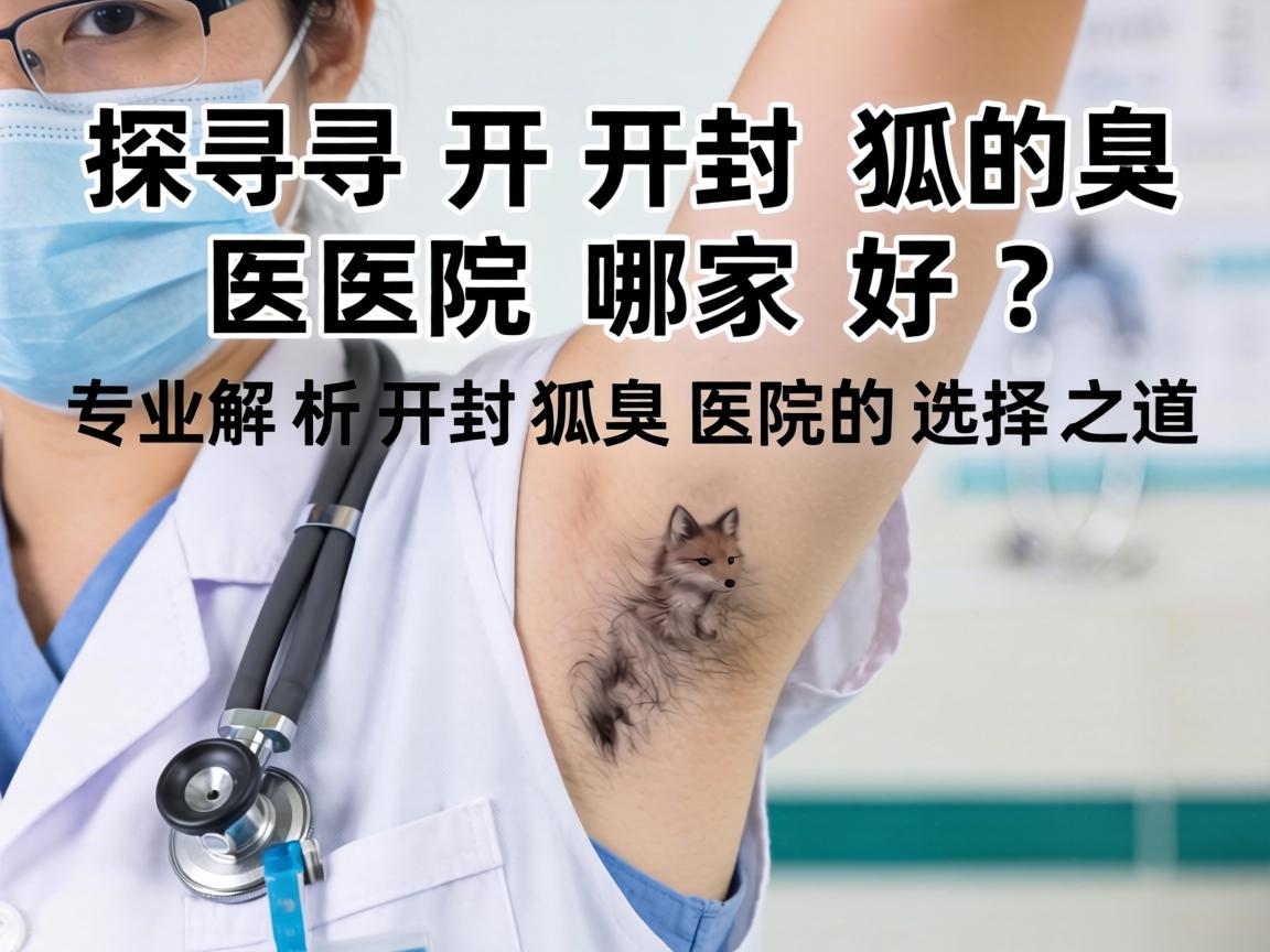 探寻开封狐臭医院哪家好？专业解析开封狐臭医院的选择之道