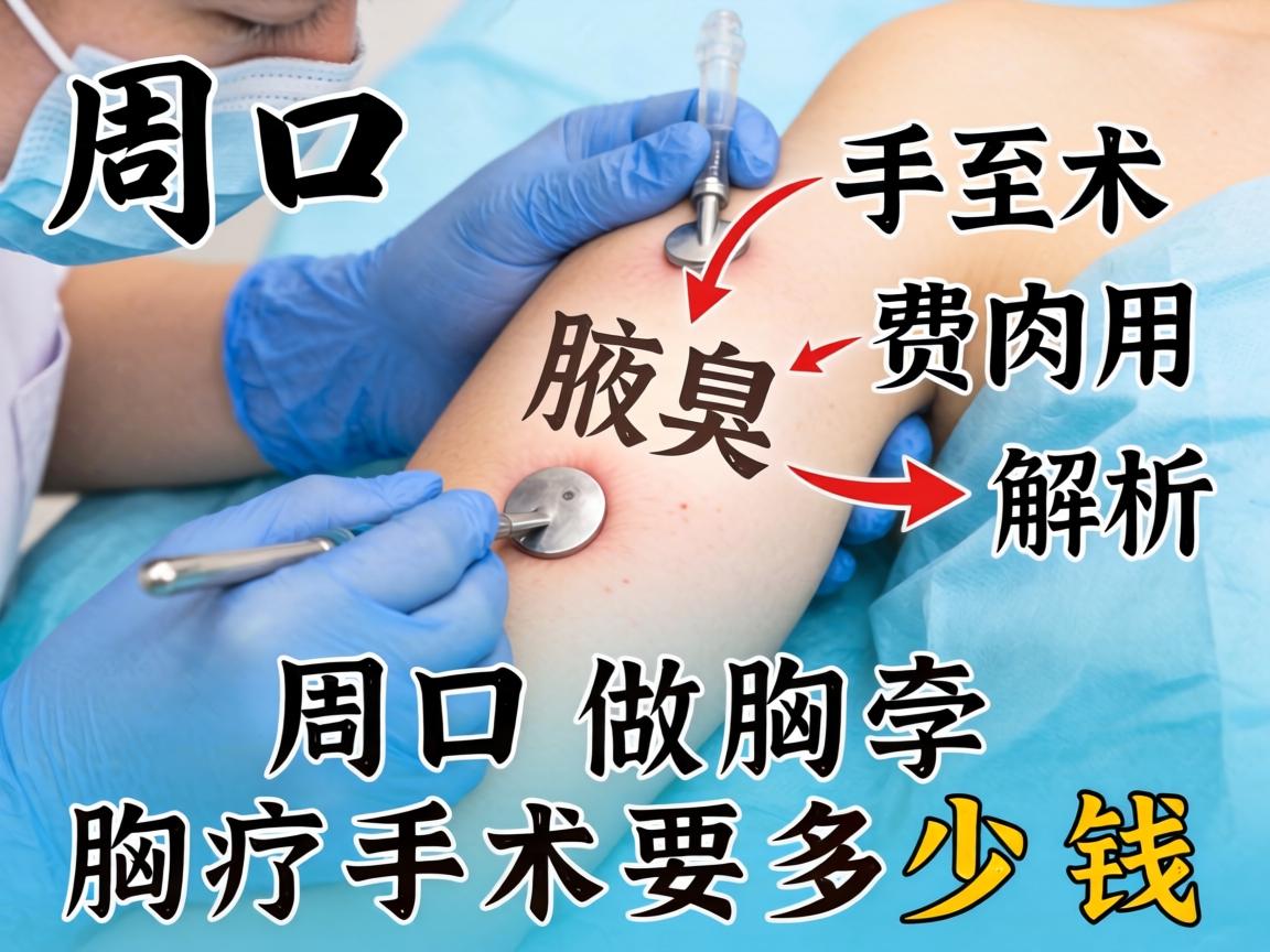 周口腋臭手术费用解析，周口做腋臭手术要多少钱