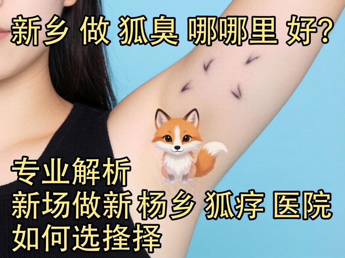 新乡做狐臭哪里好？专业解析新乡狐臭医院如何选择
