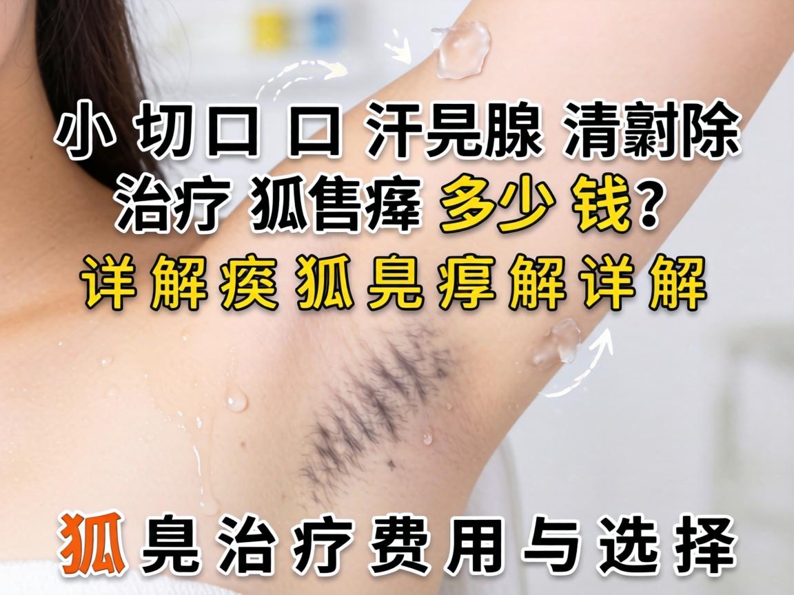 小切口汗腺清除治疗狐臭多少钱？详解狐臭治疗费用与选择