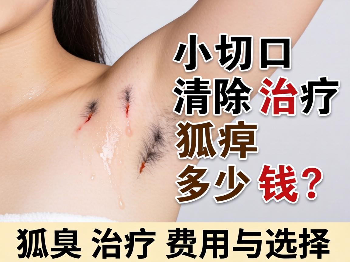 小切口汗腺清除治疗狐臭多少钱？详解狐臭治疗费用与选择
