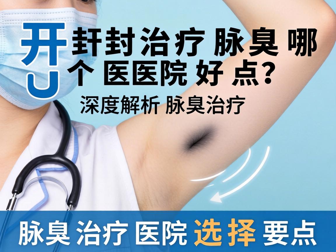开封治疗腋臭哪个医院好点？深度解析腋臭治疗医院选择要点