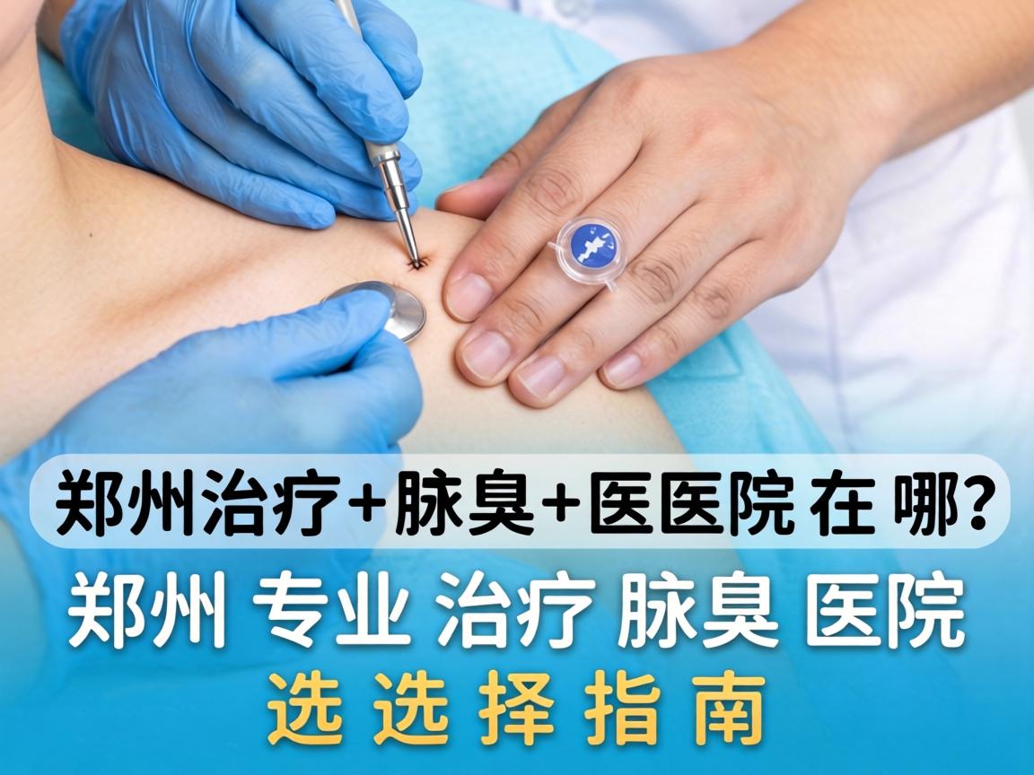 郑州治疗腋臭医院在哪？郑州专业治疗腋臭医院的选择指南