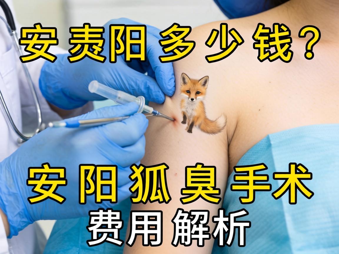 狐臭手术安阳多少钱？安阳狐臭手术费用解析